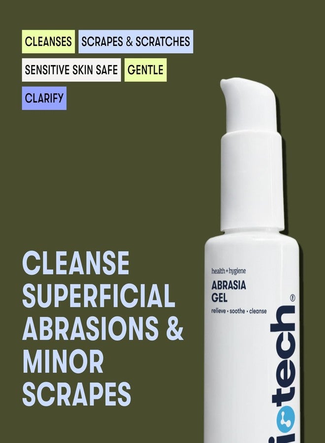 BRIOTECH Abrasia Gel, Hypochlorous Acid Cleanser for Minor Cuts & Scrapes, Vegan HOCl Hydrogel, Quick Dry Irritation Relief, Anti-Itch, Sunburn Discomfort, Antibiotic Free, 3.4 fl oz - Image 2